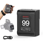 Moman V Mount Battery Power 99WH Dual D-tap & Usb Outputs For Camcorders Cameras. Fixed Price $129.95.
