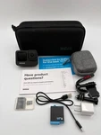 Gopro Hero 9 Black Action Video Camera 5.3K Ultra Hd Waterproof W/accessories. Fixed Price $179.99.
