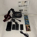 Jvc Compact Vhs Camcorder, 2 Hour And 1 Batteries, Charger, Manual, 3 Tapes. Fixed Price $49.99.