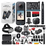 INSTA360 X4 Air Action Camera Starter Bundle (black) With 50-IN-1 Accessory. Fixed Price $639.95.