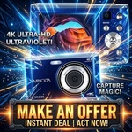 Minolta MND23 48MP 4K Uhd Digital Camera Blue Point & Shoot New. Fixed Price $89.99.