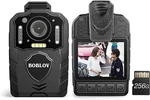 Boblov 1440P Police Body Camera With Audio Recording Night Vision 128/256GB. Fixed Price $62.36.
