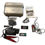 Vintage Sony Handycam CCD-V3 Video 8 Camera Recorder W/ Hard Case Sold Is. Fixed Price $85.48.