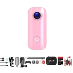 Sjcam C100 Plus Action Camera (pink) Bundle. Fixed Price $117.95.