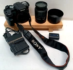 Sony DSLR-A100 Digital Camera W/ 3.5-5.6/18-70 Macro Lens Charger Battery !read!. Fixed Price $69.98.