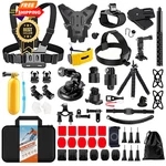 Hongdak Upgrade Action Camera Accessories Kit - Black. Fixed Price $61.98.