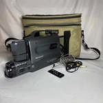 Sharp Vhs VL-L64U Video Camcorder W/bag, Remote, Untested. Fixed Price $42.00.