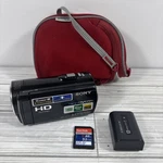 Sony HDR-CX110 Handycam Full 1080P Camcorder W/sd Card, Battery, & Bag Tested. Fixed Price $89.97.
