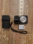 Sony Cyber-shot DSC-W560 Black 14.1MP Camera W/ Battery, Charger Working Tested. Fixed Price $139.95.