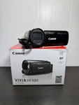 *read Desc* Canon Vixia Hf R80 Full Hd 1080P 60FPS MP4 16GB Flash Camcorder 32X. Fixed Price $195.47.