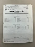 Rca PRO800 Original Service Manual Free Shipping. Fixed Price $14.00.