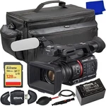 Panasonic AG-CX350 4K Camcorder + 128GB Ext Batt X-large Case Bundle. Fixed Price $2998.99.