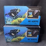 4K60FPS Action Camera, 30MP, Front Lcd & Touch Rear, 132FT Waterproof (2PACK). Fixed Price $48.88.
