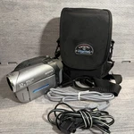 Sony DCR-DVD203 Handycam Camcorder Bundle- Tested-battery- No Power. Fixed Price $85.00.