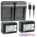 Kastar Battery Dual Usb Charger For VW-VBT190 Panasonic HC-770EB HC-989 HC-V110. Fixed Price $58.99.