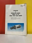 Ikegami Model ITC-120 Single Tube Color Camera Operating & Instruction Manual. Fixed Price $49.99.