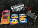 Jvc GR-AXM710U Compact Vhs-c Video Camcorder Vcr Bundle Read. Fixed Price $59.99.