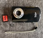 Vivitar Dvr 610 Pocket Digital Camcorder Black Bundle W/ 32GB Sandisk Microsd. Fixed Price $25.00.