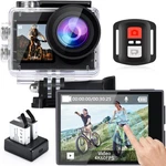 Icefox I8 Action Camera With 20MP, 5X Zoom, Underwater Small, Jet Black. Fixed Price $112.35.
