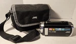 Jvc GZ-E200BU Black Full Hd Everio Video Camera With Battery /case. Fixed Price $49.99.