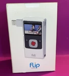 Nib Cisco Flip Video Ultra Hd 4G Camera U26OPZ White Silver. Fixed Price $90.00.