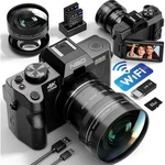 Nbd Digital Camera 4K 48MP 16X Anti-shake Vlogging Wifi W/battery 32GB Tf. Fixed Price $99.99.