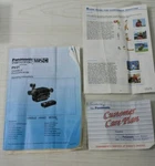 Panasonic PV-21D PV-A15B Camcorder Palmcorder Operating Manual Quasar. Fixed Price $14.99.