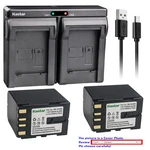 Kastar Battery Dual Charger For Jvc BN-V428 & GR-DVL320 GR-DVL322 GR-DVL323. Fixed Price $58.99.