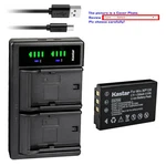 Kastar Battery LTD2 Usb Charger For Zoom BT-03B & Q8 Recorder Camera. Fixed Price $9.99.