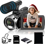 4K Hd Video Camera Camcorder With 18X Zoom And 270 Rotating Screen. Fixed Price $101.99.