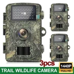 3 Pack 24MP 1440P Hunting Trail Camera Wildlife Waterproof Game Night Vision. Fixed Price $59.99.