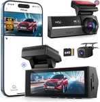 Dash Cams Front And Rear, Nqj 4K+2K Dual Camera For Cars W 64GB Card, 5GHZ. Fixed Price $122.85.