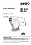 Sanyo VPC-CA6 CA6EX Xacti Digital Camera Operating User Owner Instruction Manual. Fixed Price $29.99.