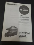 Sharp Vhs Slim Camcorder Model Vl - L490U Owner Operator Manual. Fixed Price $12.99.