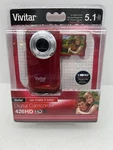 Vivitar Dvr 426HD Digital Camcorder Red Sealed 5.1 Mp. Fixed Price $41.00.