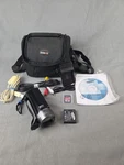Samsung HMX-Q10BN Full Hd Camcorder 1080P Switch Grip Battery Charger Case*video. Fixed Price $64.99.
