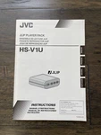 Jvc Jlip Player Pack Instruction Manual HS-V1U Copyright 1996 Great Cond.. Fixed Price $9.99.