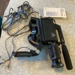 Jvc Color Video Camera With Microphone, Canon Auto Zoom Lens 16-160MM, Untested. Fixed Price $99.00.