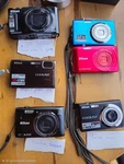 Lot Of 6 Nikon Coolpix Digital Cameras-for PARTS/REPAIRS3000,S5300,S8100. Fixed Price $160.00.
