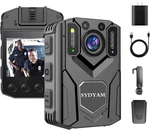 Sydyam 1440P Body Camera, 8-12H Video Recording, IP67 Waterproof Cameras. Fixed Price $75.00.