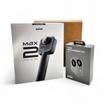 Gopro MAX2 True 8K 360 Video Action Camera Bundle Black CHDFZ-311-TH. Fixed Price $369.99.
