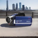 Minolta MN90NV 1080P Full Hd Ir Night Vision Camcorder, Blue - New. Fixed Price $65.00.