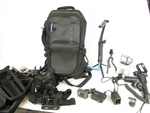 Gopro Hero 5 Black + Weather-resistant Backpack Gimbal Tripods Battery Kit. Fixed Price $299.99.
