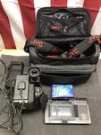 Jvc Compact Vhs GR-AX650U Video Camcorder, Charger, Adapter, Bag, Cords, Cassett. Fixed Price $49.95.