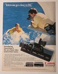 Vintage 1985 Print Ad Canon Canovision VC-200- New Mm Video System. Fixed Price $6.97.