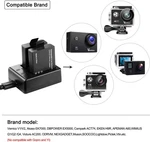 Action Camera Battery, 3X1050MAH Rechargeable Sports Fo.... Fixed Price $23.95.