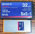 Sony 32GB SXS-1 Memory Card SBS-32G1A. Fixed Price $49.99.