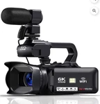 6K 64MP Video Camera Camcorder, 18X Digital Zoom Ir Night Vision Vlogging. Fixed Price $168.00.