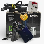 Sanyo Xacti VPC-CG6 6.0MP Camcorder Dark Blue 5X Zoom Digital Movie Camera Boxed. Fixed Price $120.81.