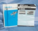 Toshiba IK-1850 Camera & Vcr V-9035 Instructions Manual. Fixed Price $15.99.